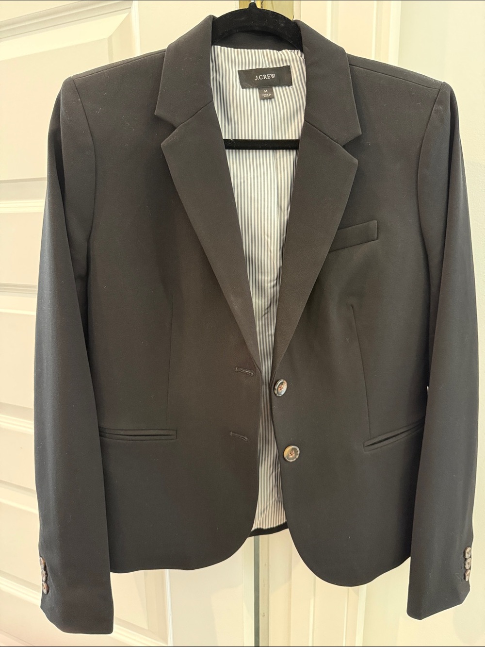 J. Crew Women’s Black Single-Breasted Blazer